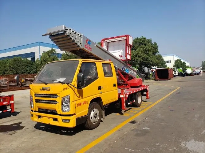 荥经附近云梯车出租 砂石搬运